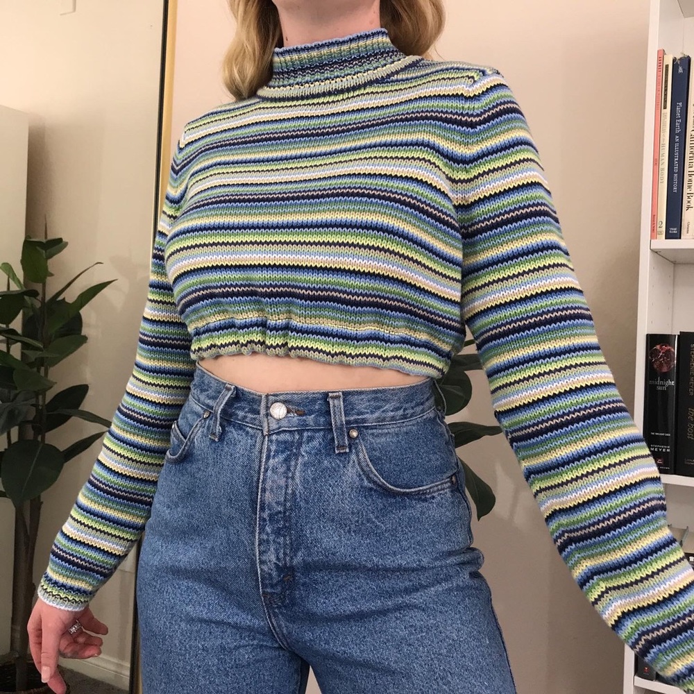 Custom reworked knit sweater